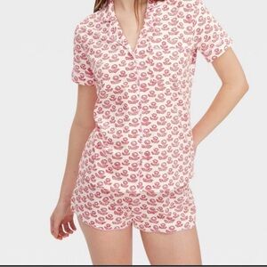 Roller Rabbit Pink Floral Women's Pajama Set